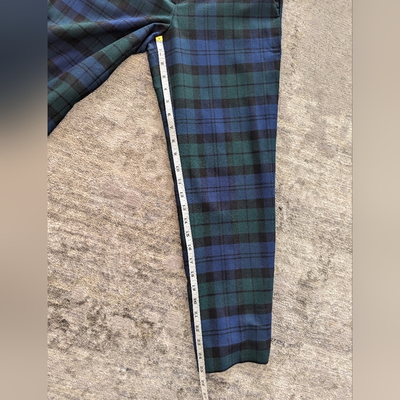 J.Crew Women's Blue and Green Trousers - Picture 6 of 11